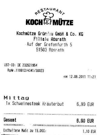 izua Hffner Kochmtze Restaurant